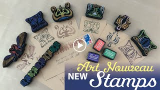 NEW Art Nouveau Foam Stamp Designs–Tutorial Tidbits