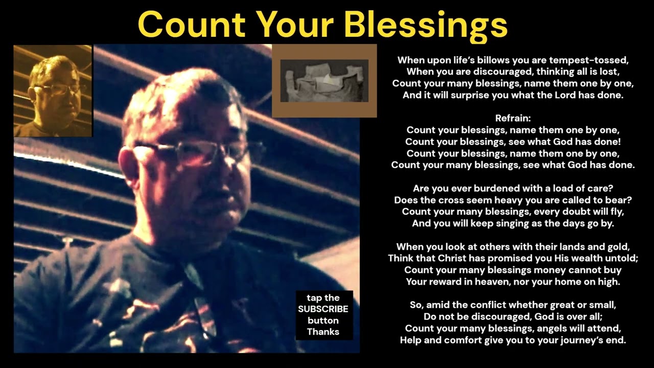 Count Your Many Blessings When Upon Life's Billows