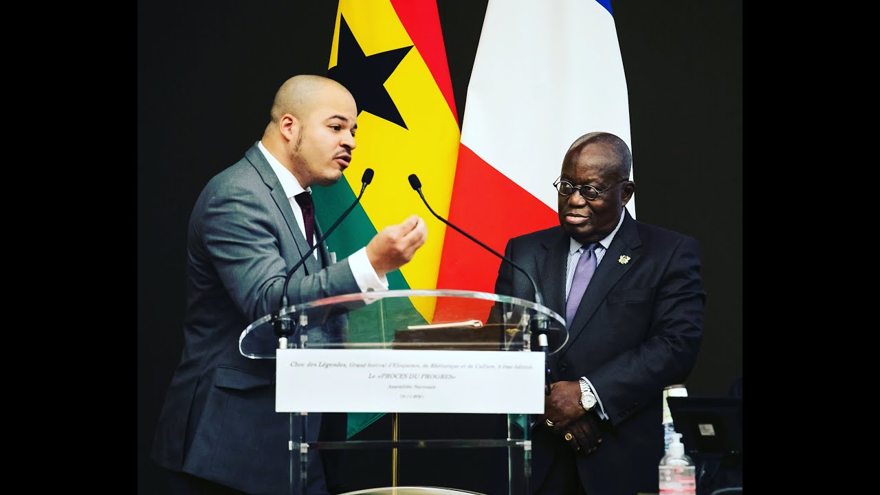 Film du "Procès du Progrès" à l'Assemblée Nationale avec le Président du Ghana, S.E. Nana AKUFO-ADDO
