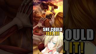This is why Annie 'SCREAMED' when Eren crush her titan #aot #attackontitan