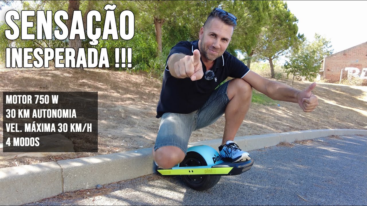 OneWheel Pint X  Uma Sensação INESPERADA !!! 30 Km de Autonomia