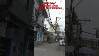 Chill Time on E. Pascual Street in Navotas City in the Philippines