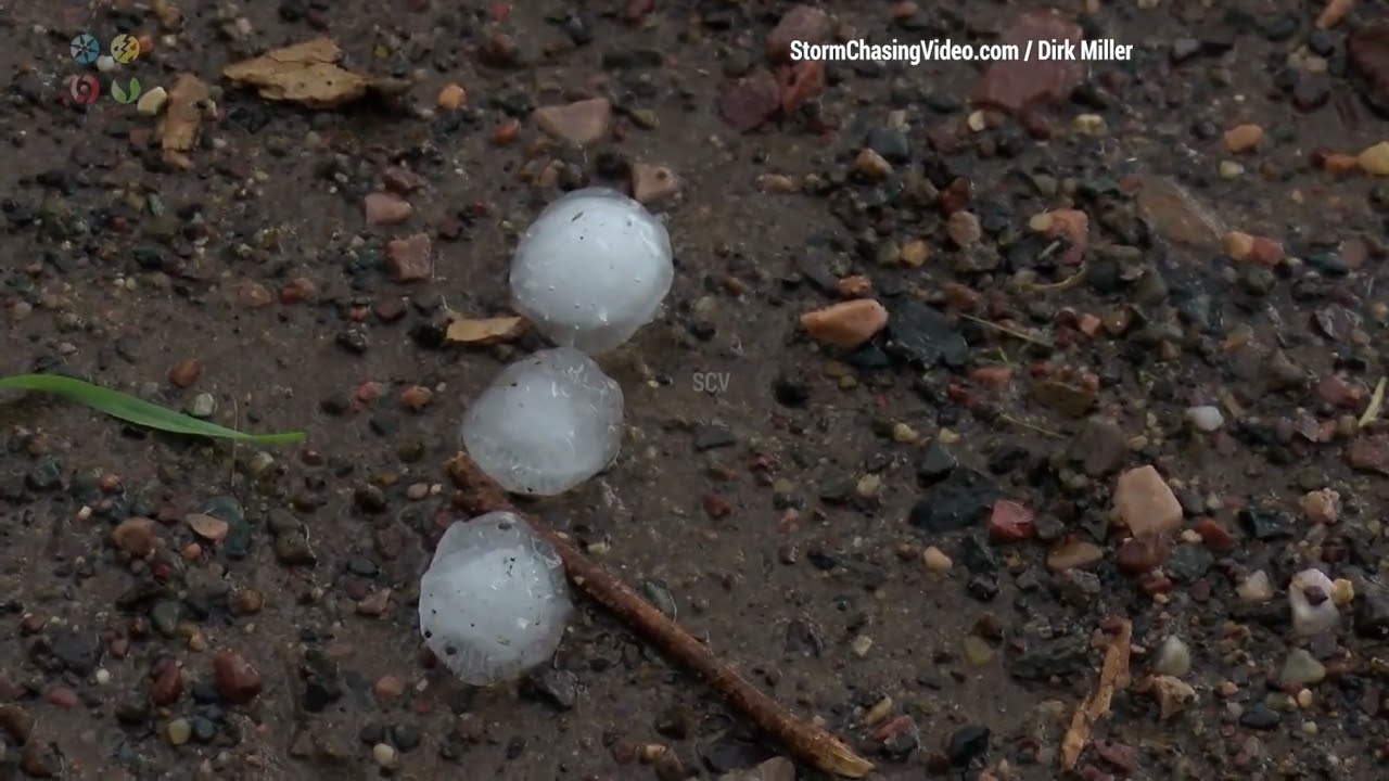 Tornado Warned Storm With Large Hail- Barron County, WI - 7/19/2023