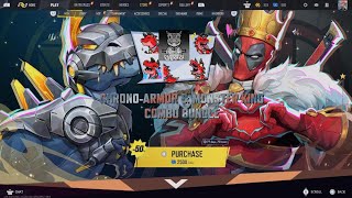 Marvel Rivals: Devil 👹 Dinosaur 🦖 Chrono-Armor & Deadpool ⚰️ 🎱 Monster King {Combo Bundle}