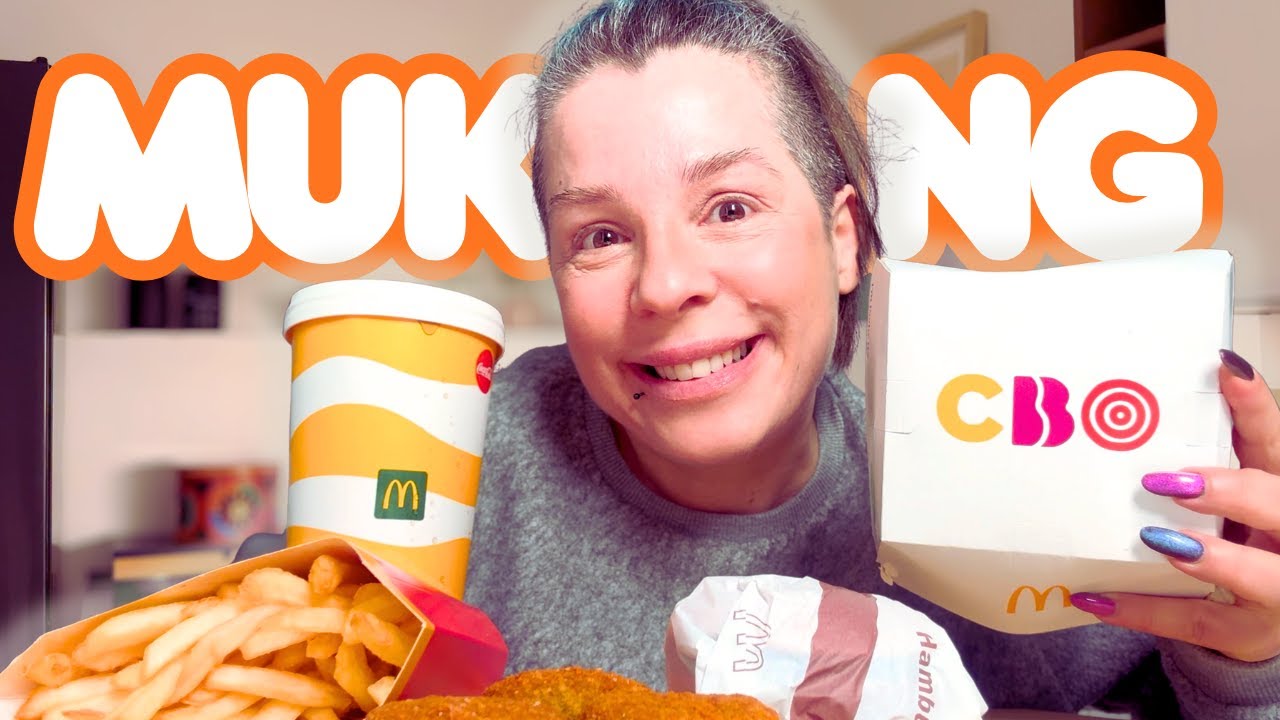 MUKBANG McDonald’s 🍔 | CHIACCHERE | Nuovo Panino, Crocchette di Spinaci e Ricordi anni '80!