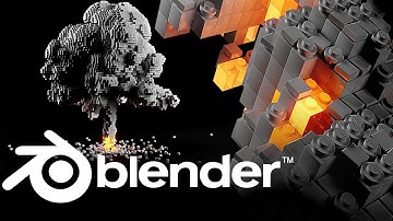 Lego Explosions in Geometry Nodes / Blender 3.x