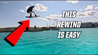 THIS REWIND IS EASY - WAKEBOARDING - BACKSIDE 360 RWIND 180