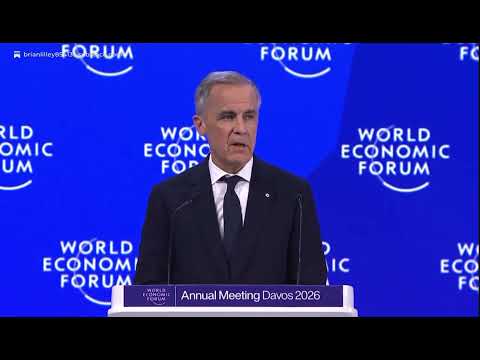 Mark Carney's full speech to the WEF in Davos and his Q & A...