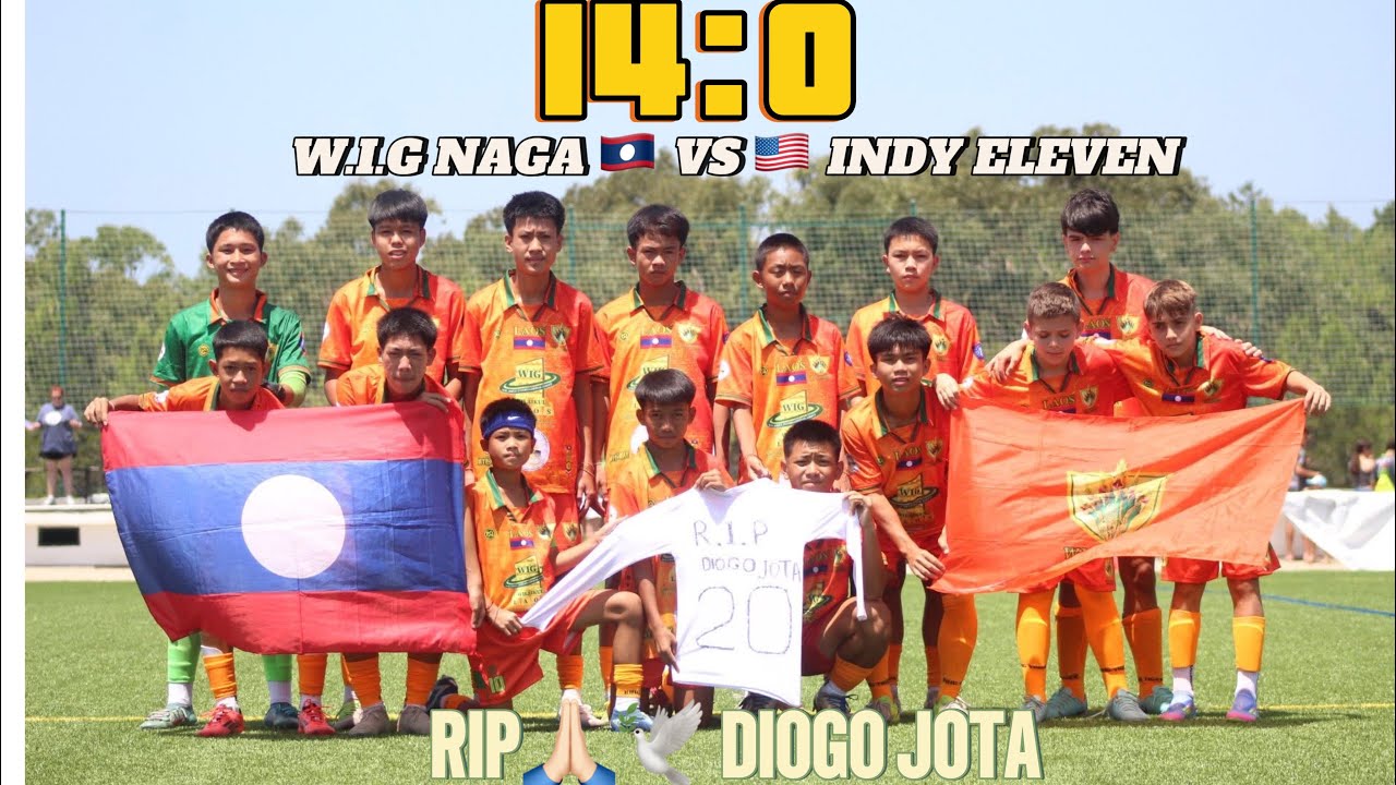 ຈົບການແຂ່ງຂັນນັກສຸດທ້າຍຮອບແບ່ງກຸ່ມ W.i.G NAGA🇱🇦 14 : 0 🇺🇸INDY ELEVEN ລຸ່ຍຕໍ່ຮອບ16ທີມ ວັນທີ່4/07/2025