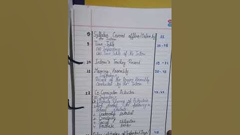 B.el.ed 4 year internship file/ B.El.Ed 4 year file Part 1/Lucknow University b.el.ed file part 1