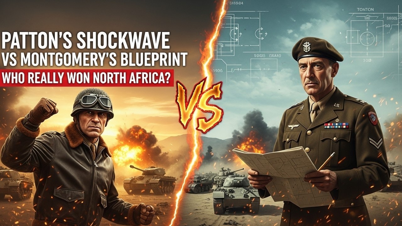 Шокирующий удар Паттона по всему театру военных действий против североафриканского плана Монтгоме...