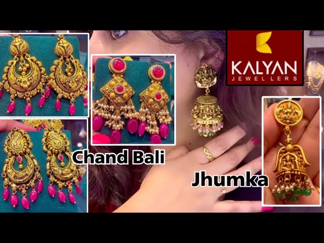 Buy Candere By Kalyan Jewellers 18KT Yellow Gold Hoop Earrings for Women -  at Best Price Best Indian Collection Saree - Gia Designer