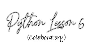 Python Lesson 6:  User Define Function