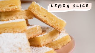 Quick And Easy LEMON DELICIOUS SLICE Recipe // Le Bon Baker