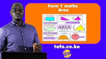 FORM 1 MATHEMATICS - AREA - THE ACHIEVERS FOCUS ACADEMY (TAFA)