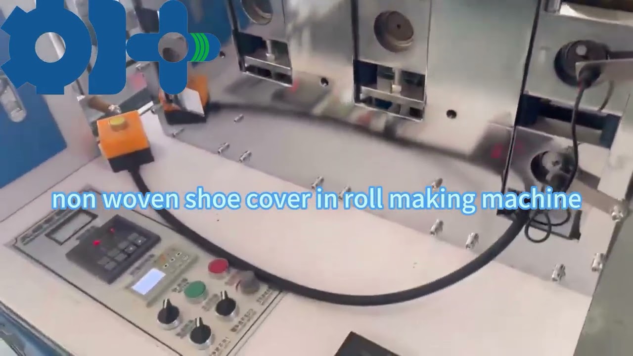 non woven shoe cover in roll making machine