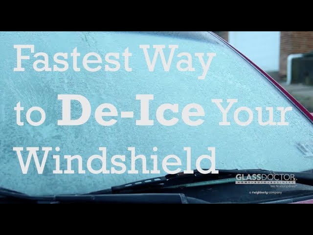 How to Defrost Car Windows in 1 minute (-10°C)
