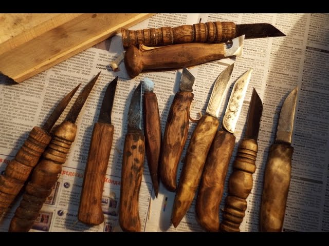 Основные инструменты для резьбы по дереву