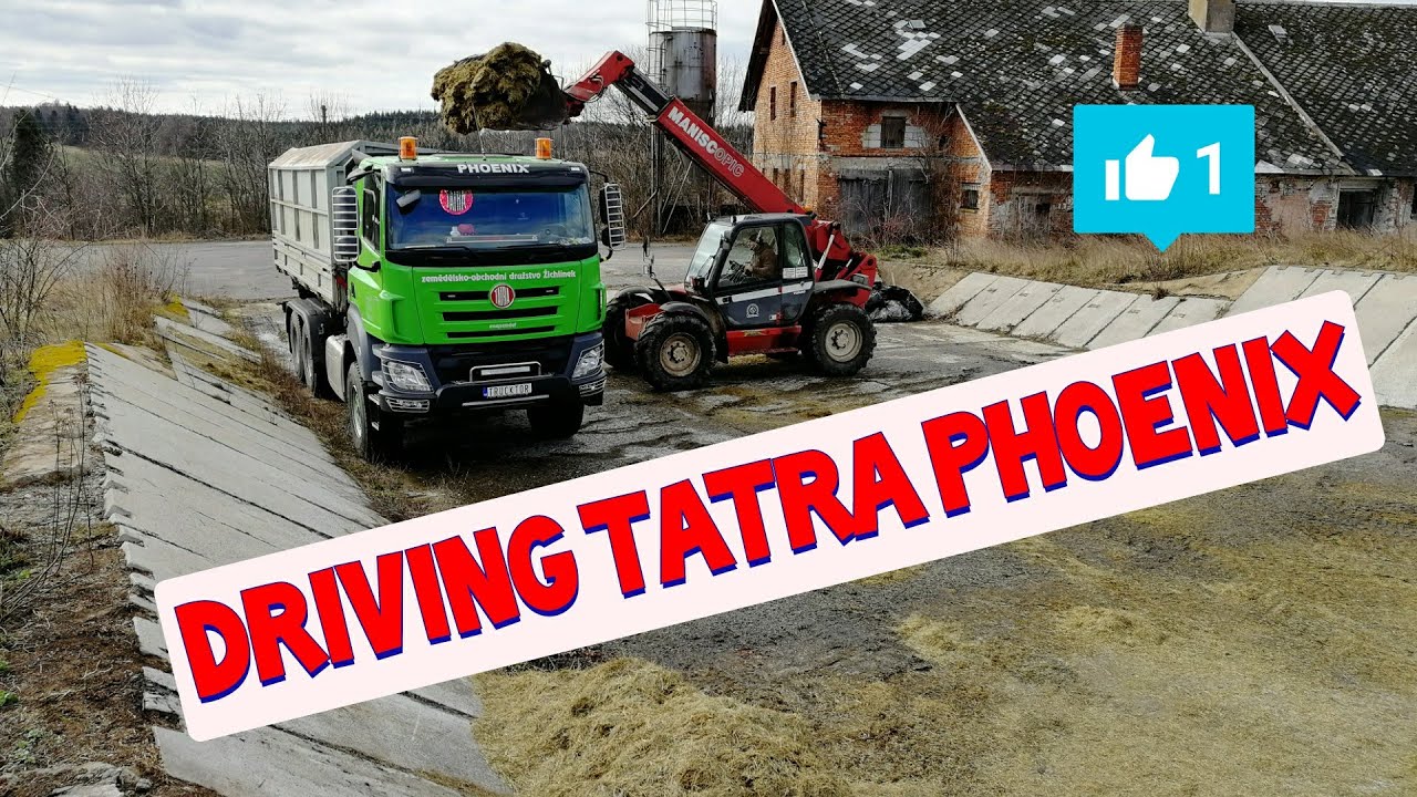 POV Driving TATRA PHOENIX E6. One day on the farm.