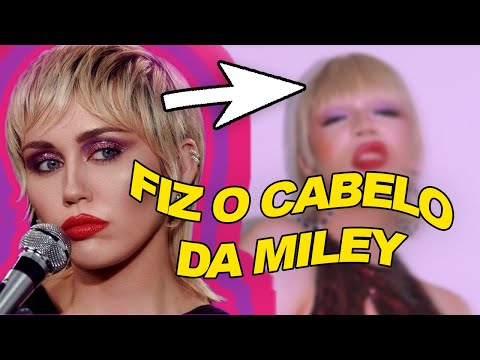 TENTEI FAZER O MULLET DA MILEY CYRUS- DEU RUIM?