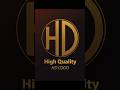 how to design hd letter mark logo in illustrator #logodesign