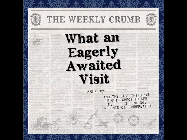 What a Barb! The Weekly Crumb - Issue #7: What an Eagerly Awaited Visit [First Kiss Reaction] class=