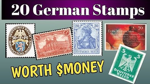 Most Expensive Stamps In Germany - Episode 3 | German Stamps Worth Money