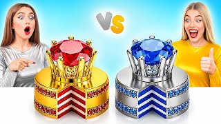Cake Decorating Challenge Ruby vs Diamond | Funny Food Challenges by Multi DO Girls