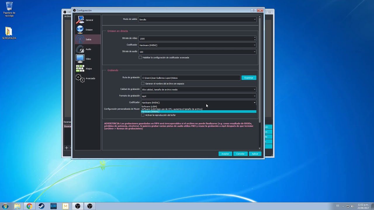 Como Configurar OBS Studio Para Grabar Videos YouTube