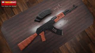 Realistic Gun 3D Model | Hard Surface Weapon Asset | Student 3D Work