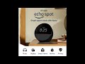 Amazon Echo Spot (latest model), Smart alarm clock with vibrant sound, Alexa and Bluetooth | Black