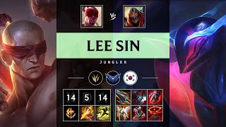 Lee Sin Jungle vs Zed - KR Diamond Patch 25.05