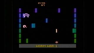Famous Classic Game Room - WORM WAR 1 for Atari 2600 review Wealth