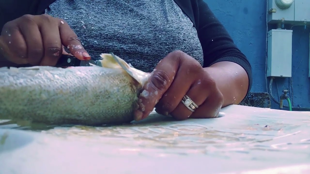 How to clean a fish  whiting or any fish