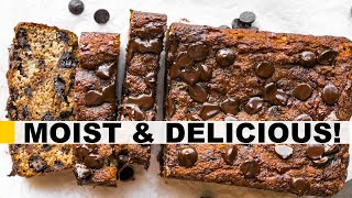 Chocolate Chip Banana Bread With Cottage Cheese Healthy Recipe