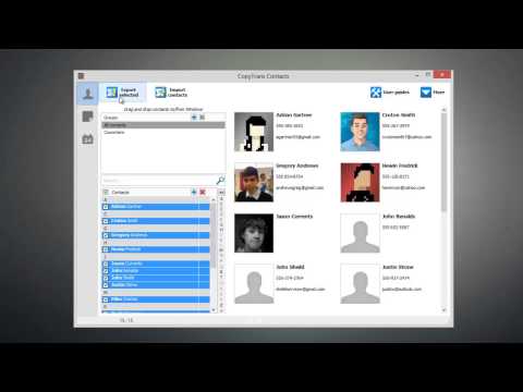 Como importar contatos do iPhone para Hotmail