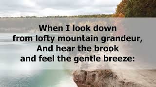 How Great Thou Art lyrics