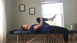 Hip Flexor Stretch Edge of Bed