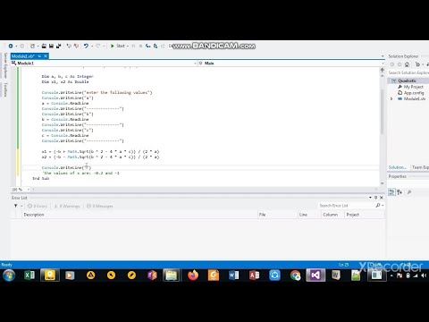 Quadratic Equation in VB.NET [SOLVED]