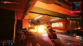 Cyberpunk 2077 1.06 PC Cars Explosion Test - Nvidia Physix
