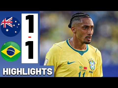 Australia vs Brazil 1-1 • Irankunda & Rayan Goals - Highlights Friendly 2026