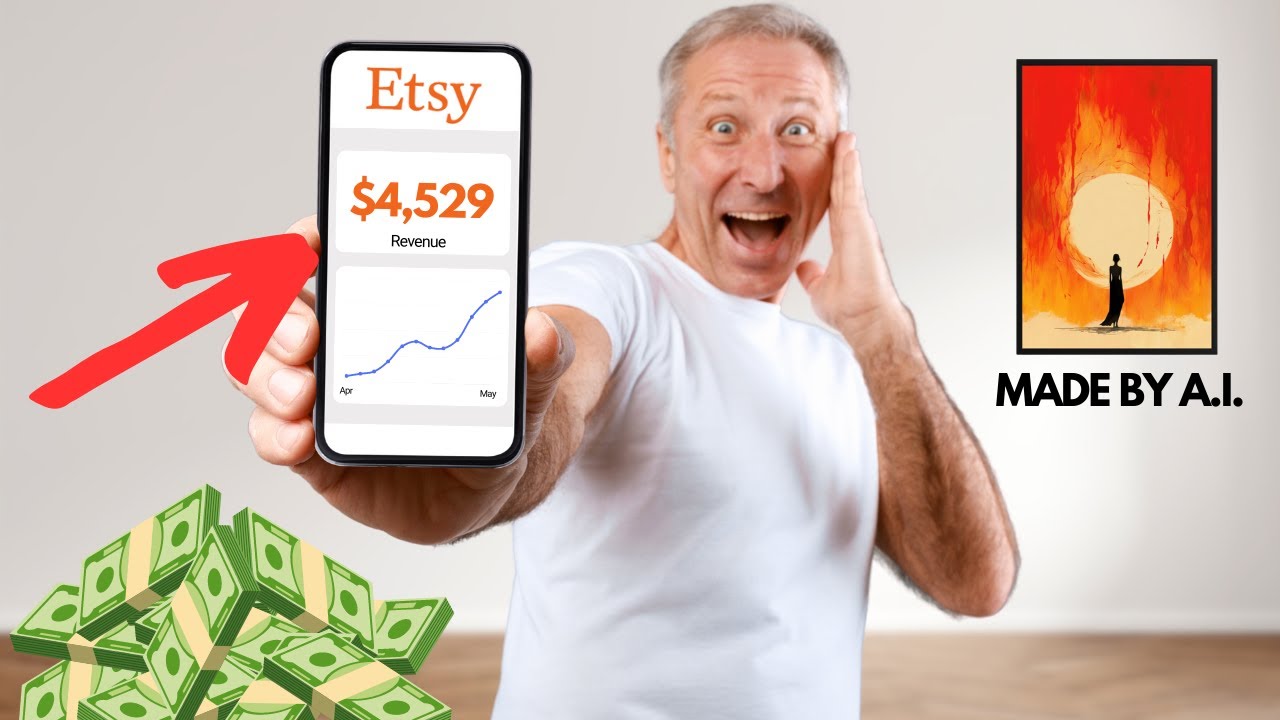 I Tried Selling A.I Art on Etsy for 30 days... (Realistic Results ...