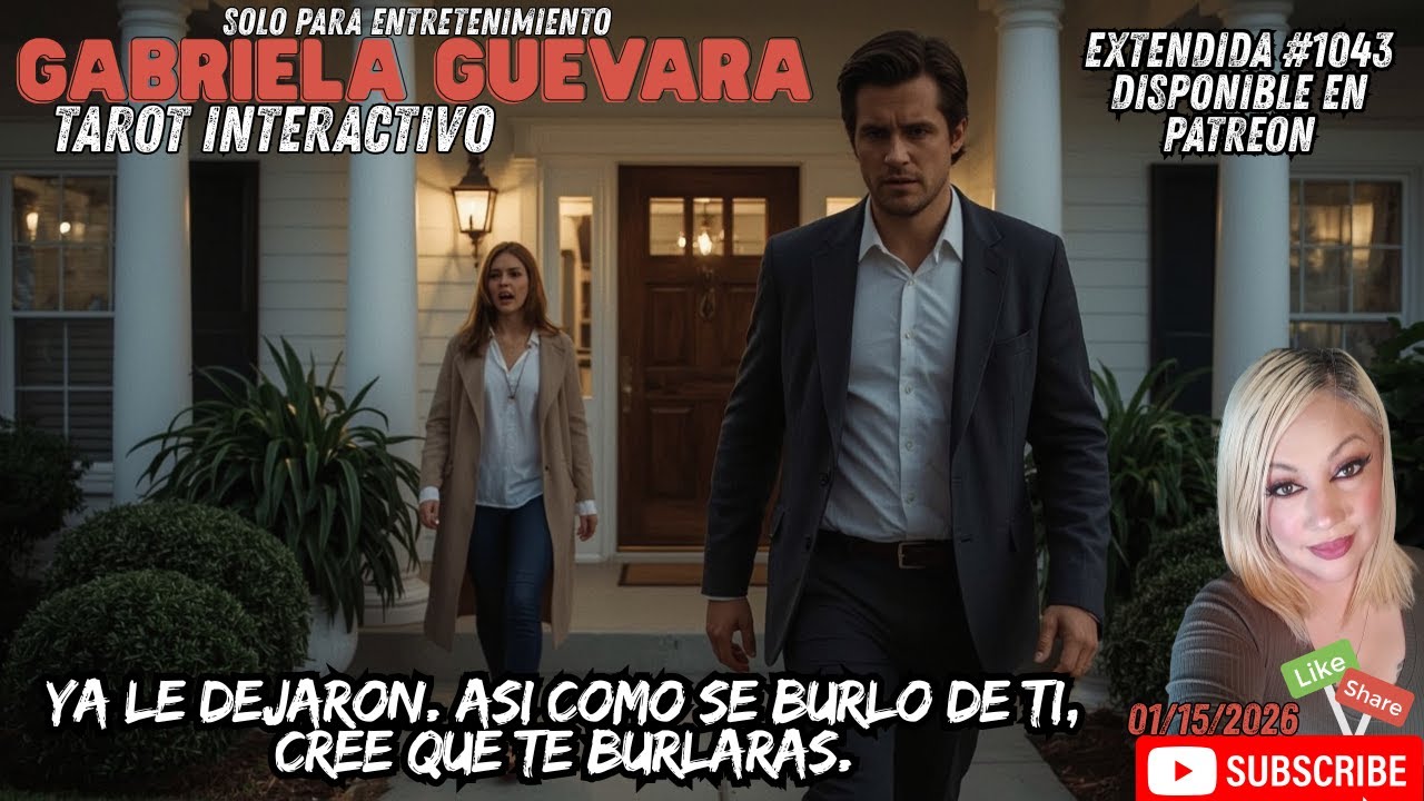 Tarot. Ya le dejaron. Asi como se burlo de ti, cree que te burlaras. EXTENDIDA 