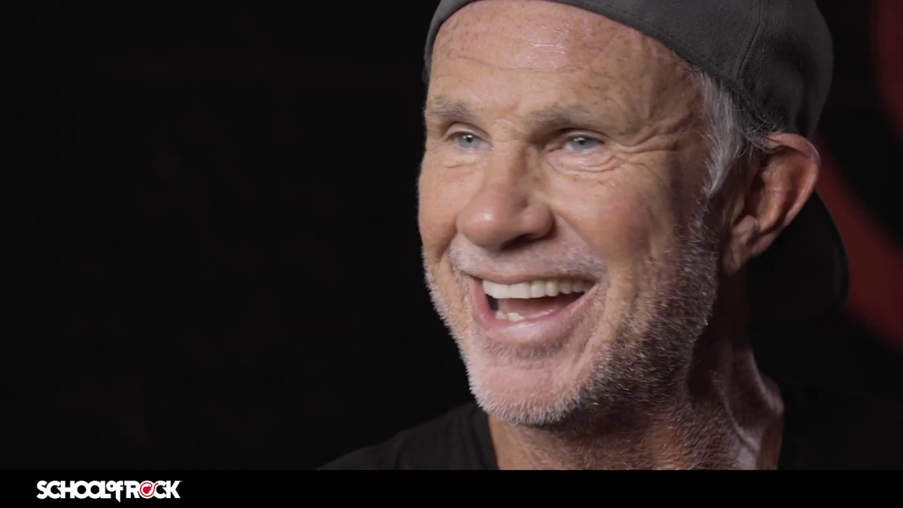 Red Hot Chili Peppers Drummer Chad Smith performs with School of Rock
