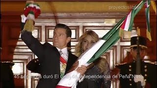 Peña Nieto hace el ridiculo en el Grito de Independencia