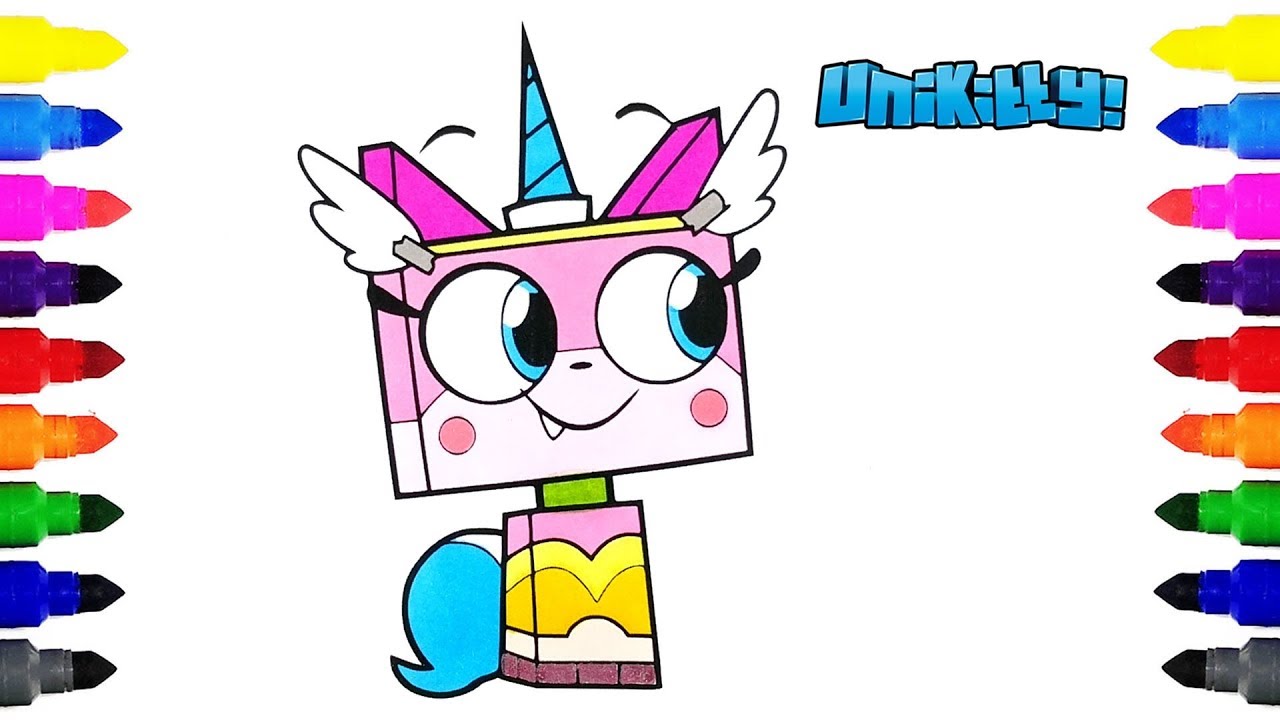 Unikitty! Wonder Woman Coloring for Kids