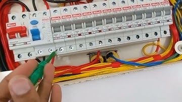 single phase db connection isolator rccb mcb ampare live chekking#i love god#electric