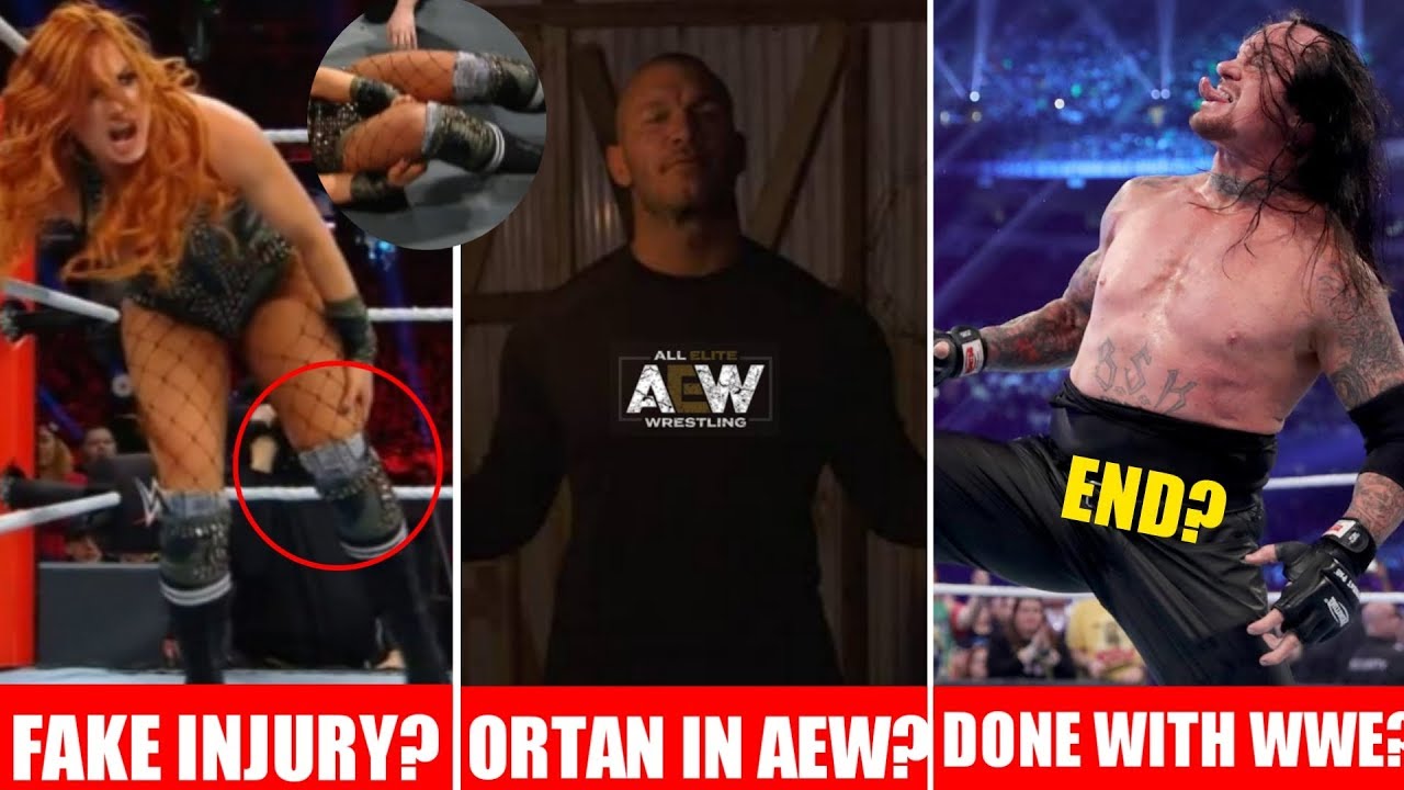 Becky Lynch FAKE Injury? Randy Ortan in AEW? Undertaker Future! Raw& SmackDown Viewership!