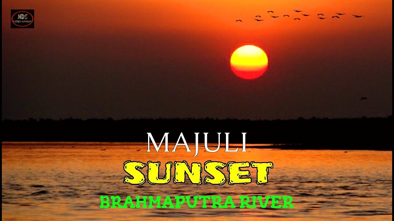 SUNSET | RIVER BRAHMAPUTRA | ASSAM | BEAUTY OF NATURE | RELAXING SIGHT