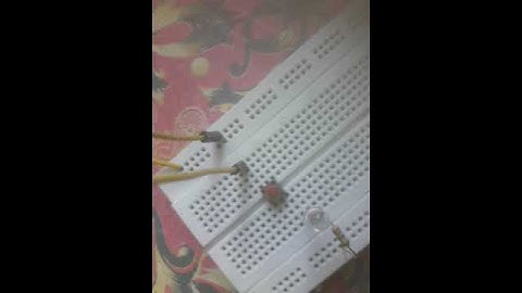 Push Button switch #breadboard #swith #isro #skilltest #elecronics
